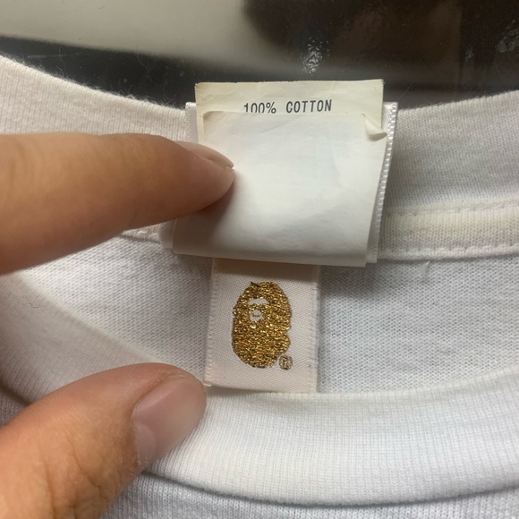 Bathing ape X One piece anime mens small tshirt - Picture 2 of 7